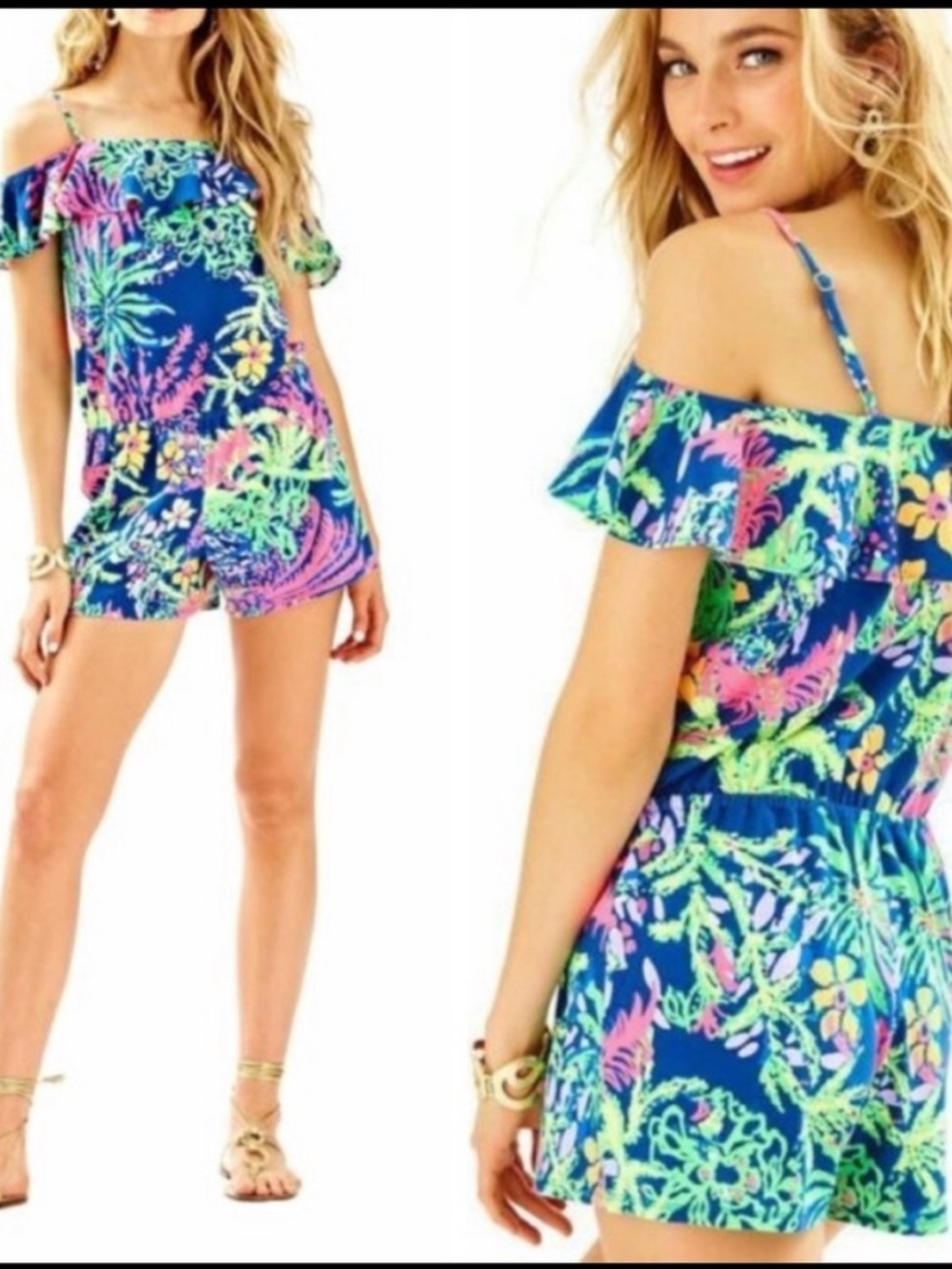 Lilly Pulitzer Klea Romper Size Small